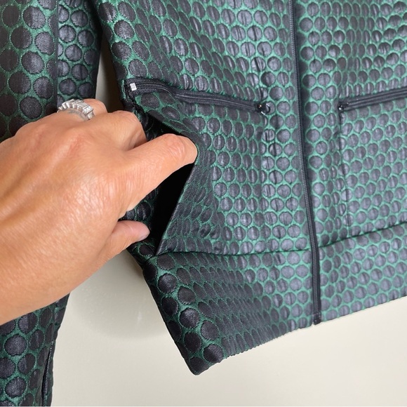 CARLISLE Green and black blazer - Picture 10 of 15